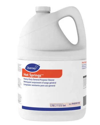 Diversey Hot Springs Heavy Duty General Purpose Cleaner - 4 X 1 Gallon