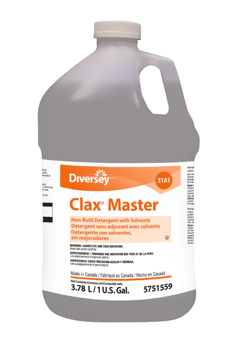 Clax Master 100 H.D. Laundry Detergent - 4 X 1 Gallon