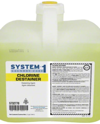 Diversey System-1 Chlorine Destainer - 1 X 9.46 L