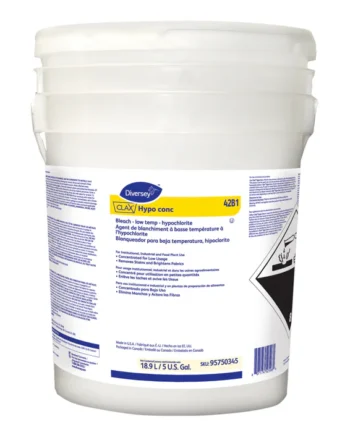 Diversey Clax Hypo conc 42B1 Bleach - 5 Gallon Pail