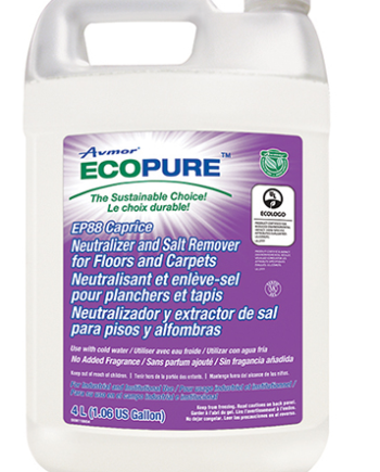 Avmor EP88 Caprice Neutralizer and Salt Remover For Floors and Carpet - 4 X 1 Gallon