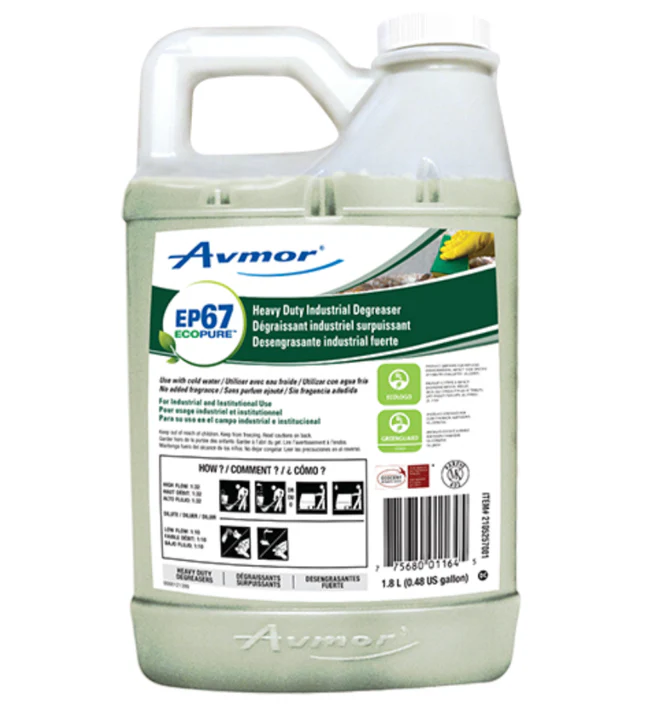 Avmor EP67 Heavy Duty Degreaser - 4 X 1 Gallon