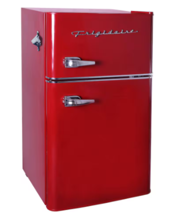 Frigidaire 3.2-cu ft 2-Door Compact Fridge - Red